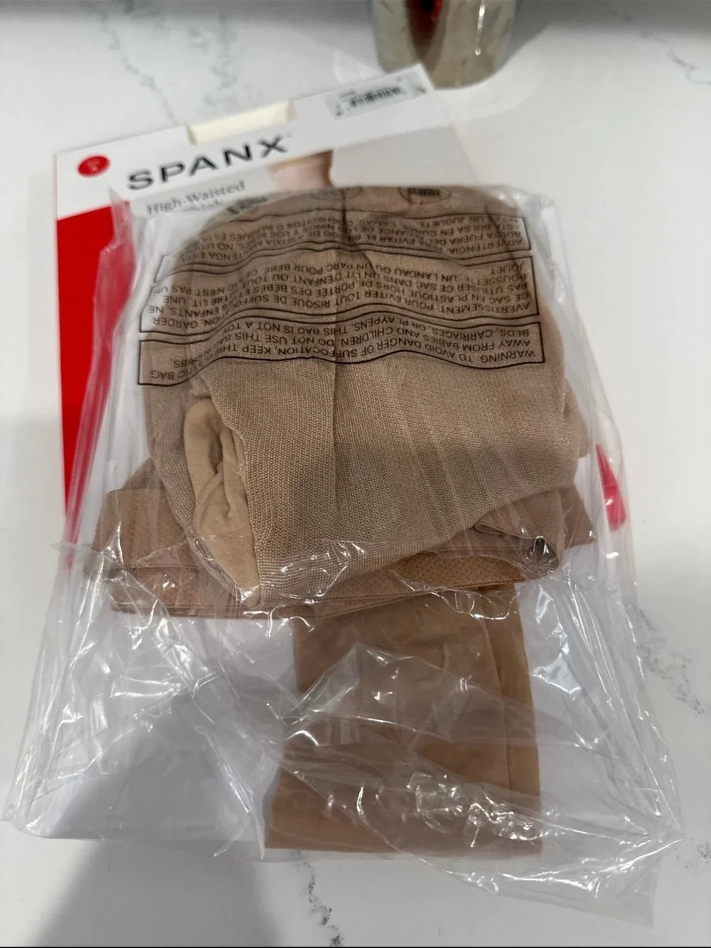 SPANX NIB high waisted mid thigh, shaping sheers Size A